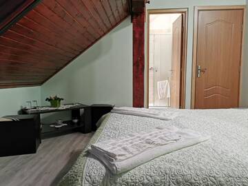 Фото номера Двухместный номер с 1 кроватью, вид на сад Проживание в семье Casa Suzy &amp; Roxy г. Arpaşu de Jos 4